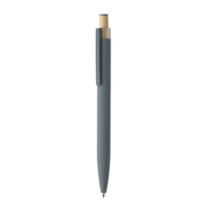 Stylo personnalisé alu recyclé Bergamo++ gris pierre